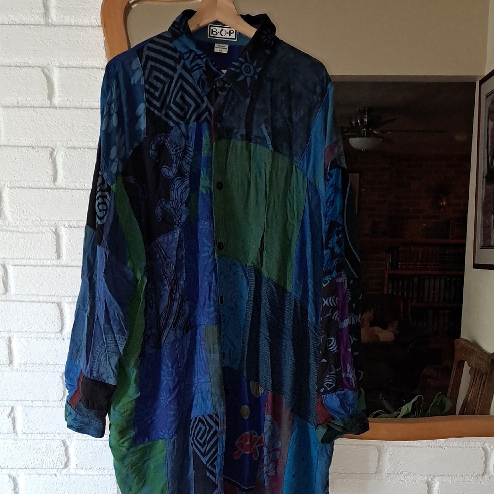 Multicolor Patchwork Jacket - image 5